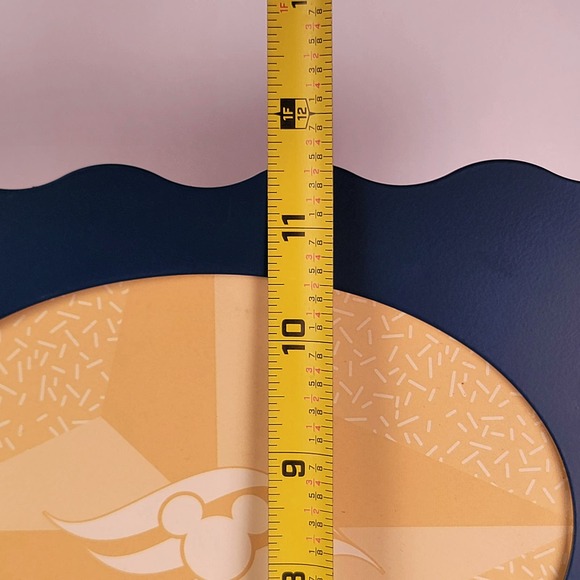 Disney Cruise Line Mickey Mouse AAA Exclusive Blue Metal 5x7 Picture Frame EUC - Picture 6 of 7